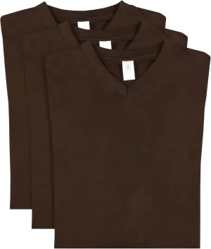 Access Men's V Neck T Shirts, Comfortable, and Stylish Heavyweight Short Sleeve Cotton V Neck T Shirts for Men, 3-Pack