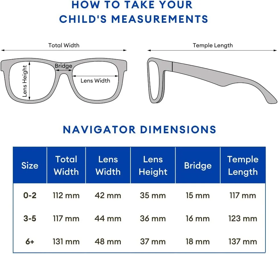 Babiators Baby Navigators - Sunglasses Babies, Toddlers, Children |UV Protection, Durable, Bendable, and Baby Proof