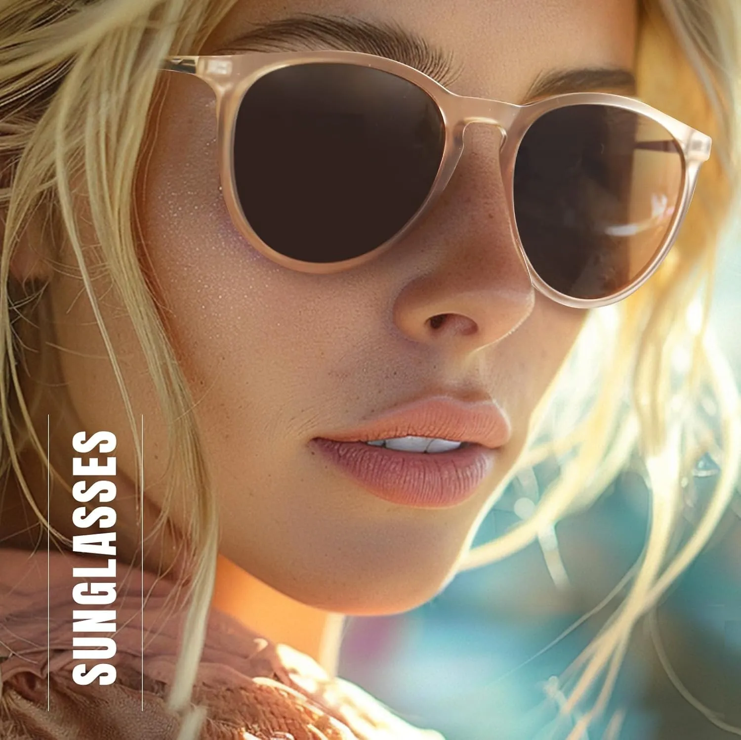 CHBP Polarized Sunglasses for Women Men - Trendy 2025 Vintage Classic Retro Round Mirrored Lens Designer Style