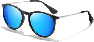 CHBP Polarized Sunglasses for Women Men - Trendy 2025 Vintage Classic Retro Round Mirrored Lens Designer Style