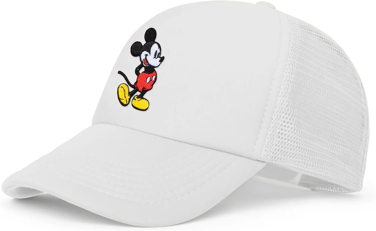 Disney Adult Trucker Hat, Mickey Mouse Mesh Snapback Baseball Cap