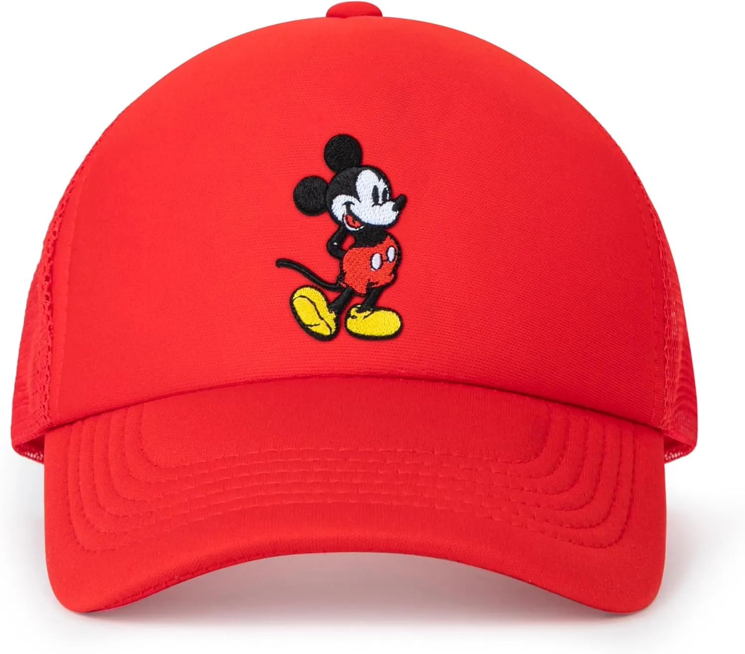 Disney Adult Trucker Hat, Mickey Mouse Mesh Snapback Baseball Cap