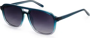 Dollger Retro Polarized Aviator Sunglasses for Men Women Vintage 70s Square Flat Pilot Shades Driving Fishing UV Protection