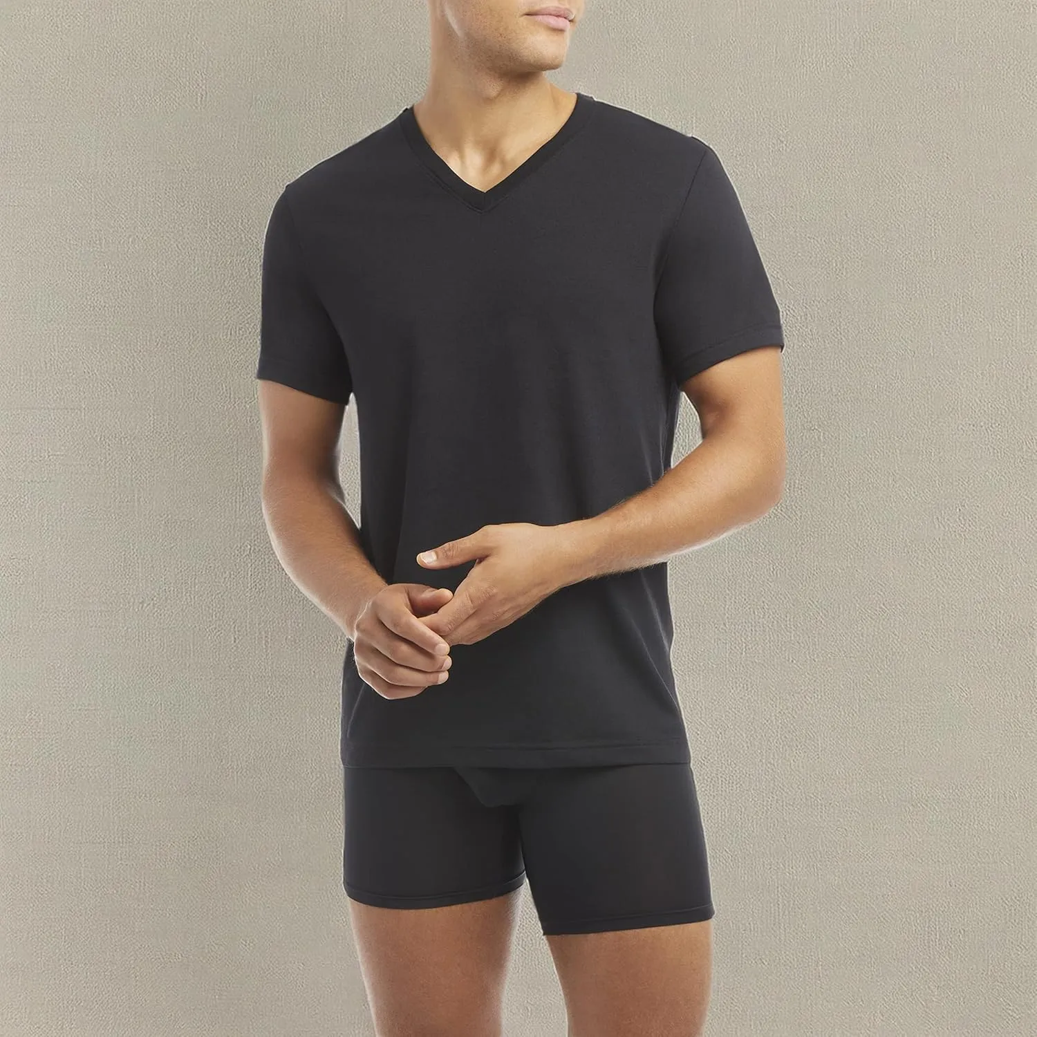 Evolve Men's Performance Cotton 3 Pack V-Neck T-Shirt