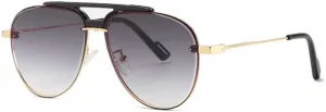fashion gradient style sunglasses men rivet luxury design sunglasses