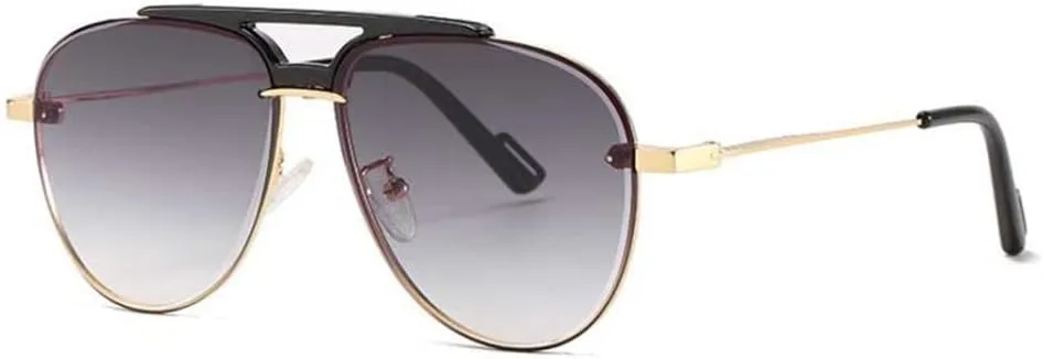 fashion gradient style sunglasses men rivet luxury design sunglasses