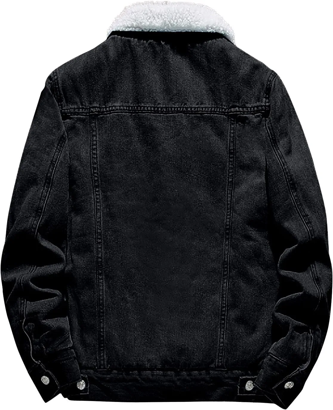 Fashion Jackets for Men Men's Winter Lined Denim Jacket Windbreaker Trucker Wool Mens Jackets