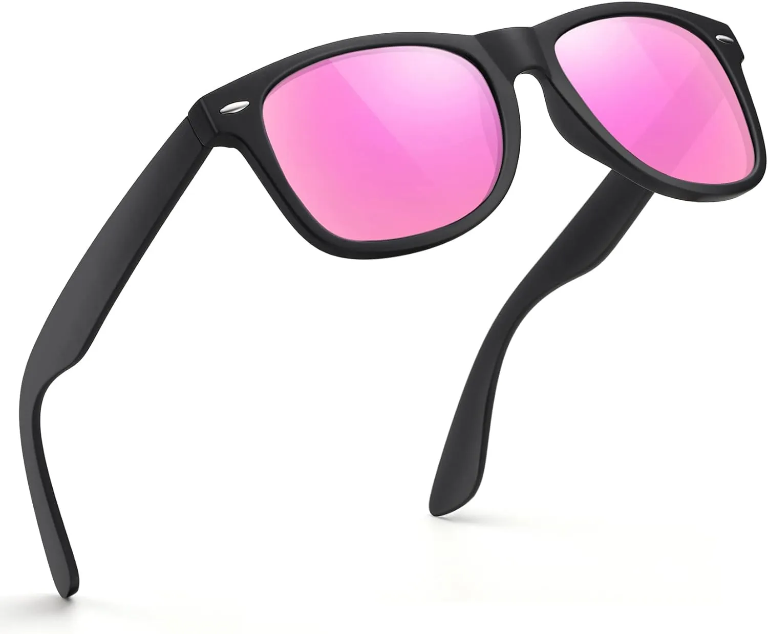 FEIDUSUN Sunglasses Men Polarized Sunglasses for Mens and Womens,Black Retro Sun Glasses Driving Fishing UV Protection