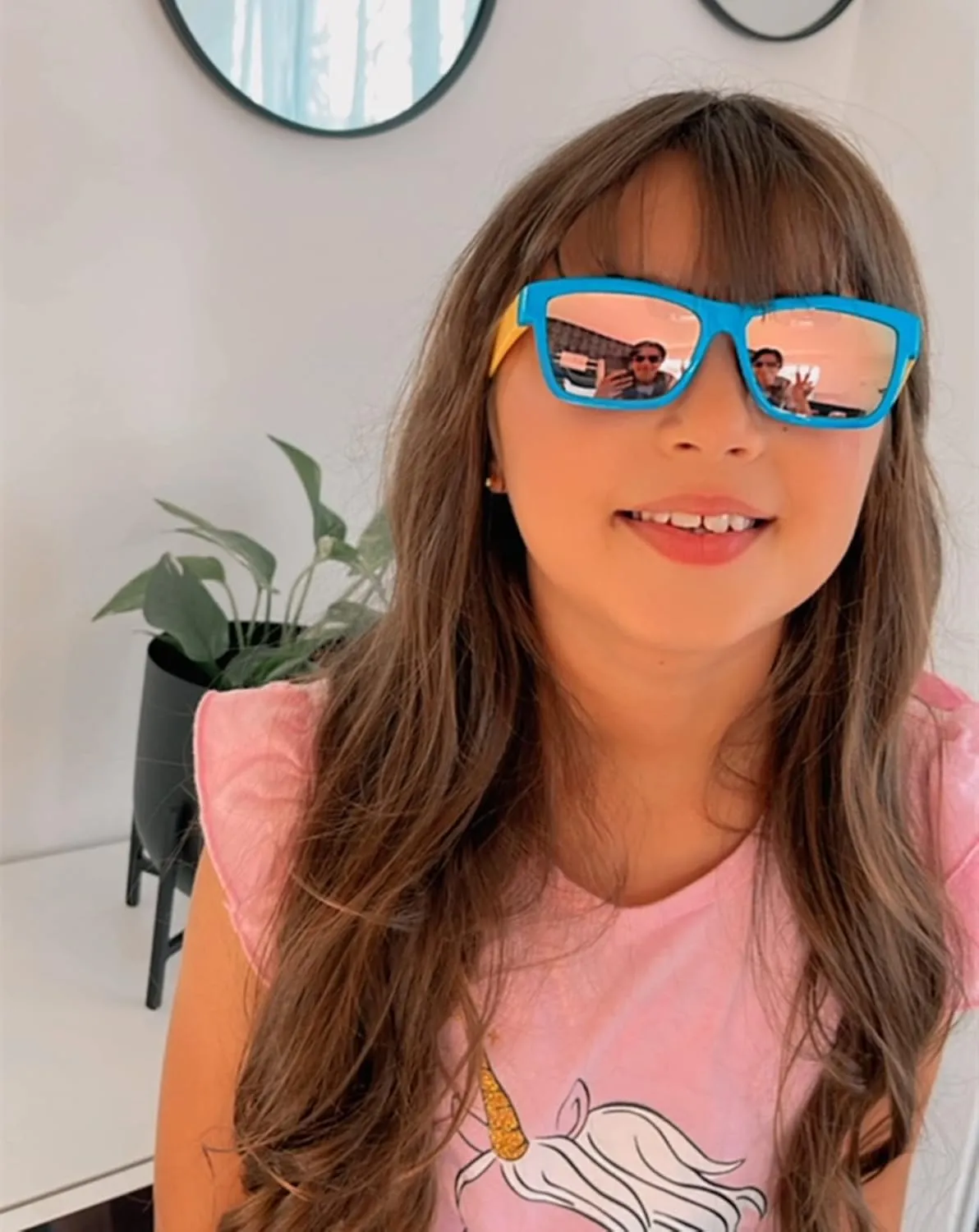 FEISEDY Kids Sunglasses UV400 Protection Polarized Lenses Boys Girls Age 3-9 TPEE Rubber Square Flexible Shades B2806