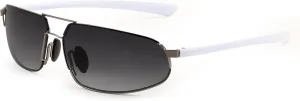 FEISEDY Vintage Sunglasses Men Polarized, Aviator Metal Frame Lightweight, Driving Fishing Running B0057