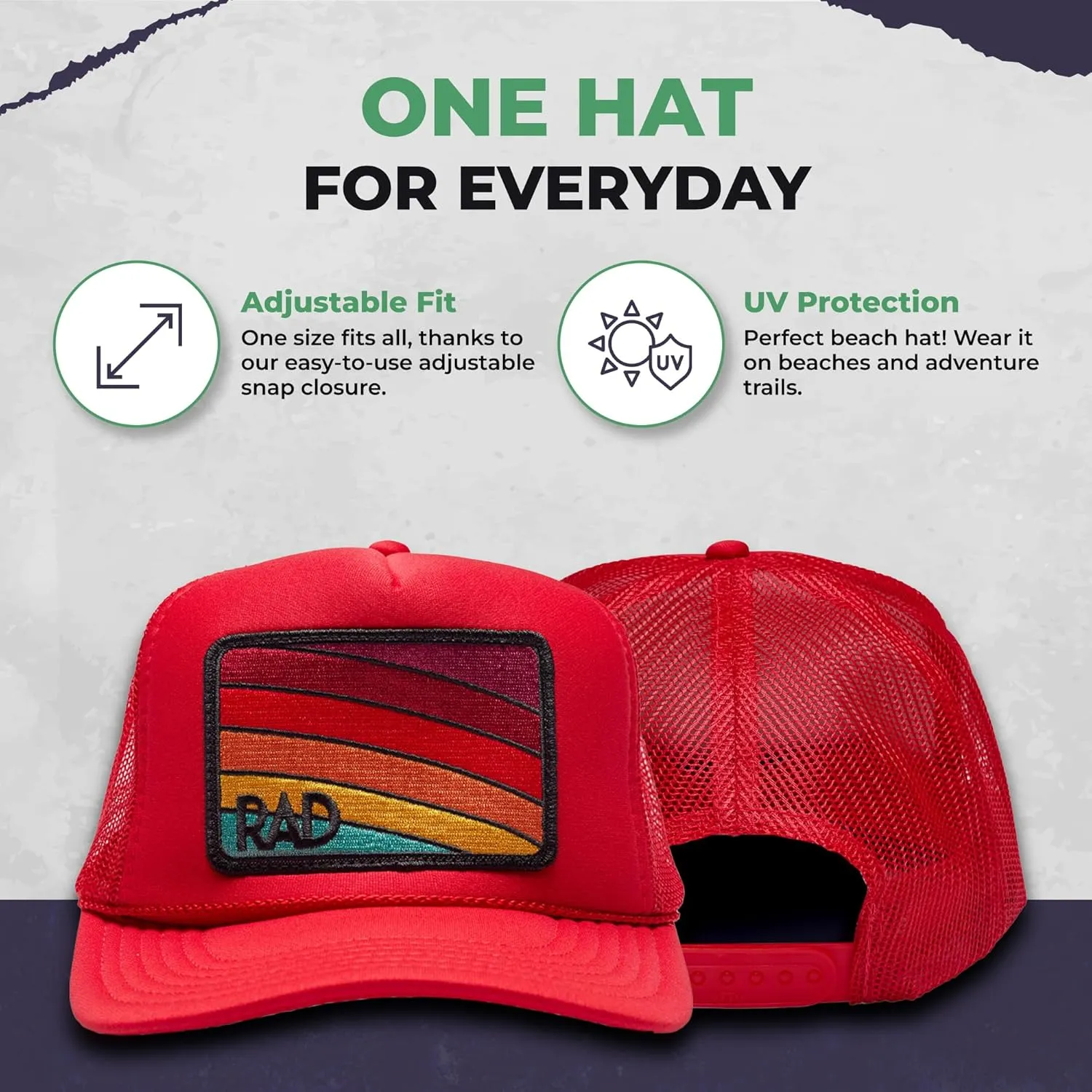 Friday Feelin' Trucker Hat Women Men Baseball Caps Baseball Hats Womens USA Trucker Hats Fitted Summer Cap Trendy - One Size