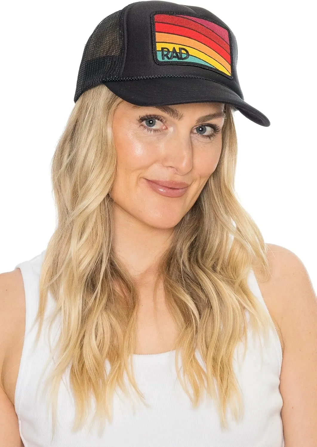 Friday Feelin' Trucker Hat Women Men Baseball Caps Baseball Hats Womens USA Trucker Hats Fitted Summer Cap Trendy - One Size