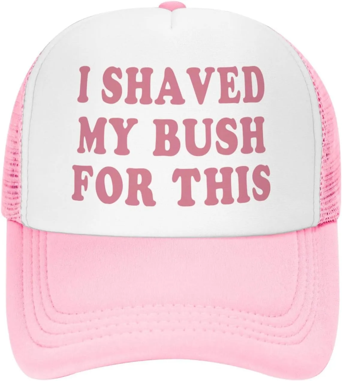 Funny Trucker Hats for Women Pink Hot Pink Men Funny Gag Baseball Hat for Girls Humor Gift Men