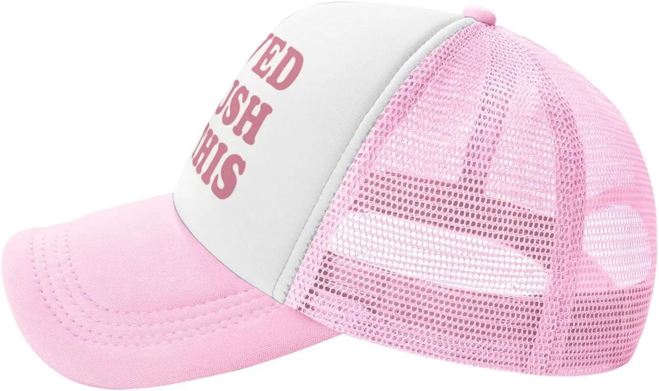 Funny Trucker Hats for Women Pink Hot Pink Men Funny Gag Baseball Hat for Girls Humor Gift Men