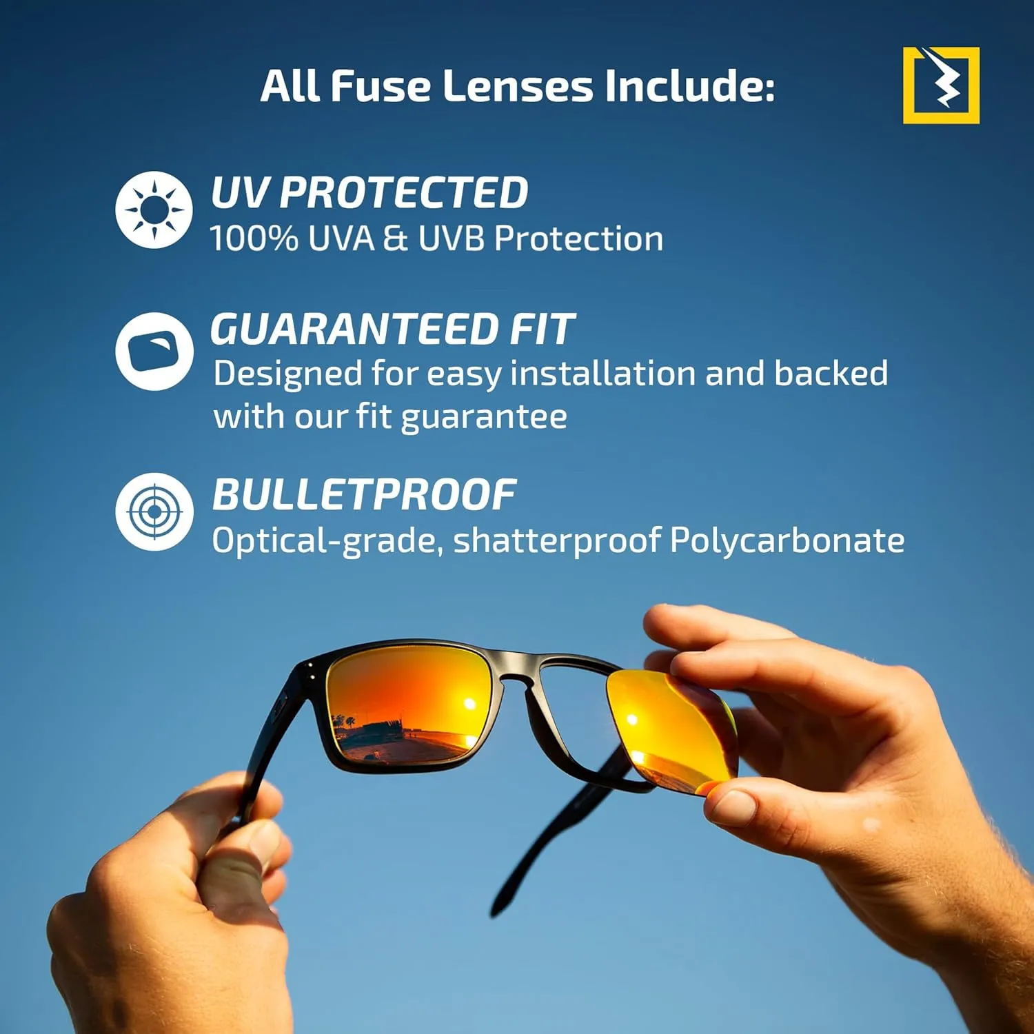 Fuse Lenses Polarized Pro Replacement Lenses For Oakley Fuel Cell Sunglasses - Polarized Options
