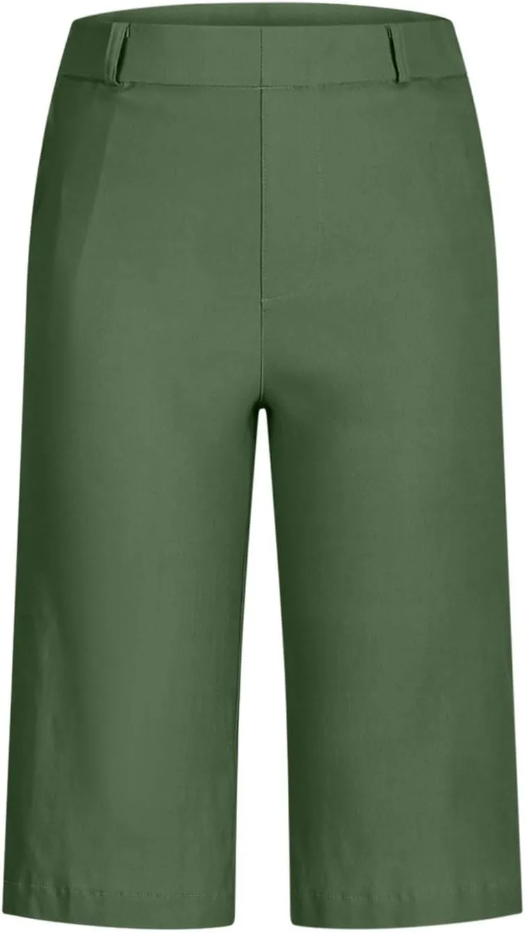 GOFULY Bermuda Shorts for Women Trendy 2025 Summer High Waisted Shorts Casual Straight Leg Comfy Solid Outfits with Pockets