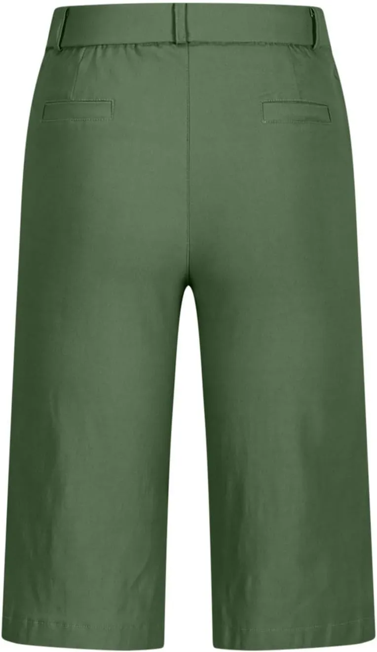 GOFULY Bermuda Shorts for Women Trendy 2025 Summer High Waisted Shorts Casual Straight Leg Comfy Solid Outfits with Pockets