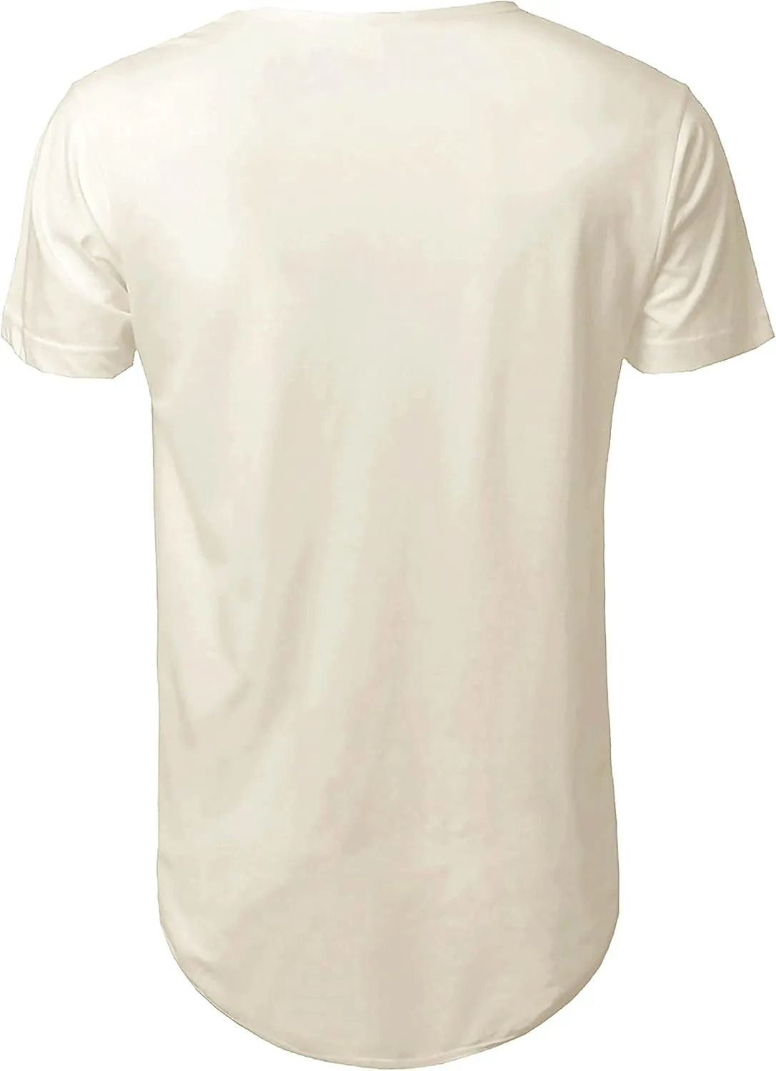 Hat and Beyond Mens Hipster Curve Hem Droptail Tee Premium Longline T Shirts