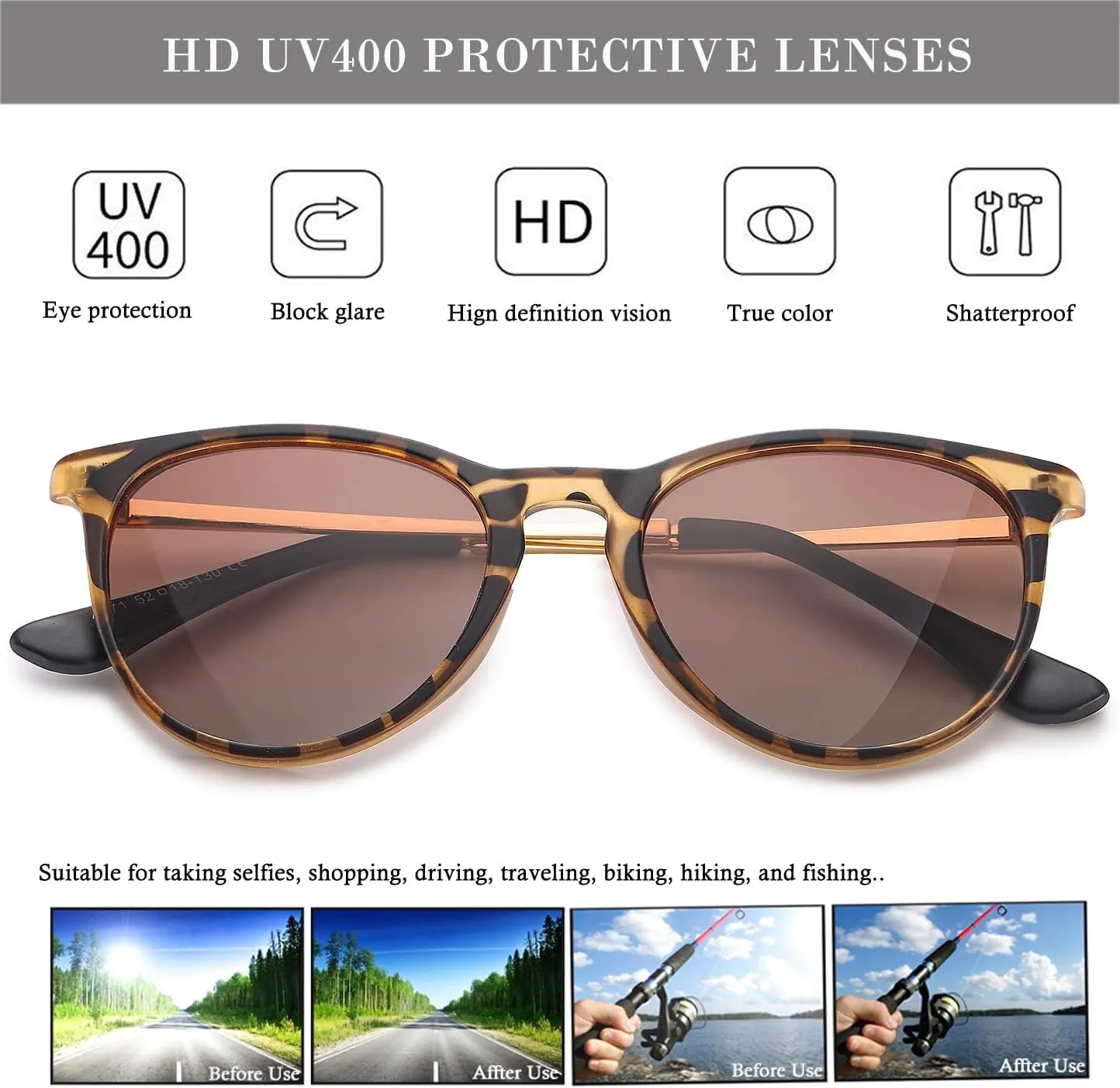 HJSTES Polarized Kids Sunglasses for Girls Boys, 100% UV Protection for Children Age 3-9