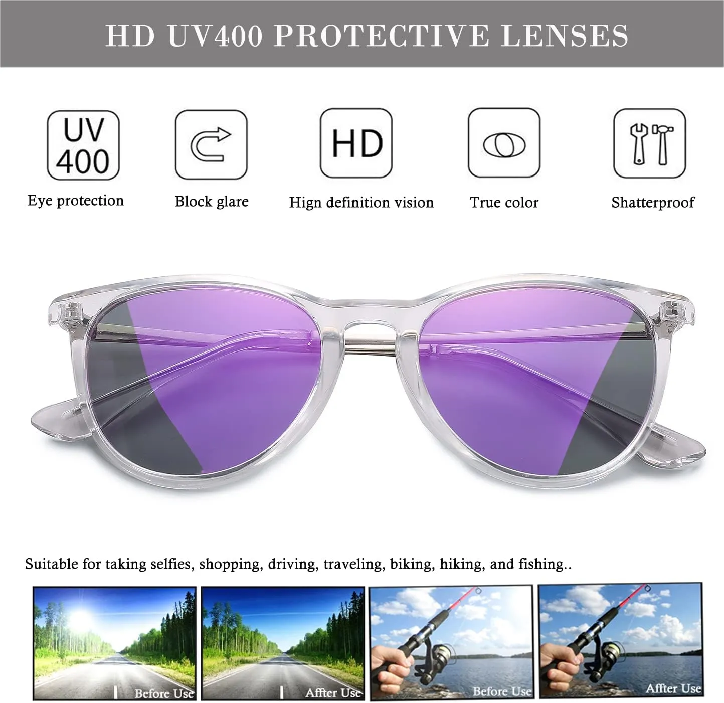 HJSTES Polarized Kids Sunglasses for Girls Boys, 100% UV Protection for Children Age 3-9