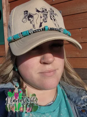 Howdy Bitches Trucker Hat Charms