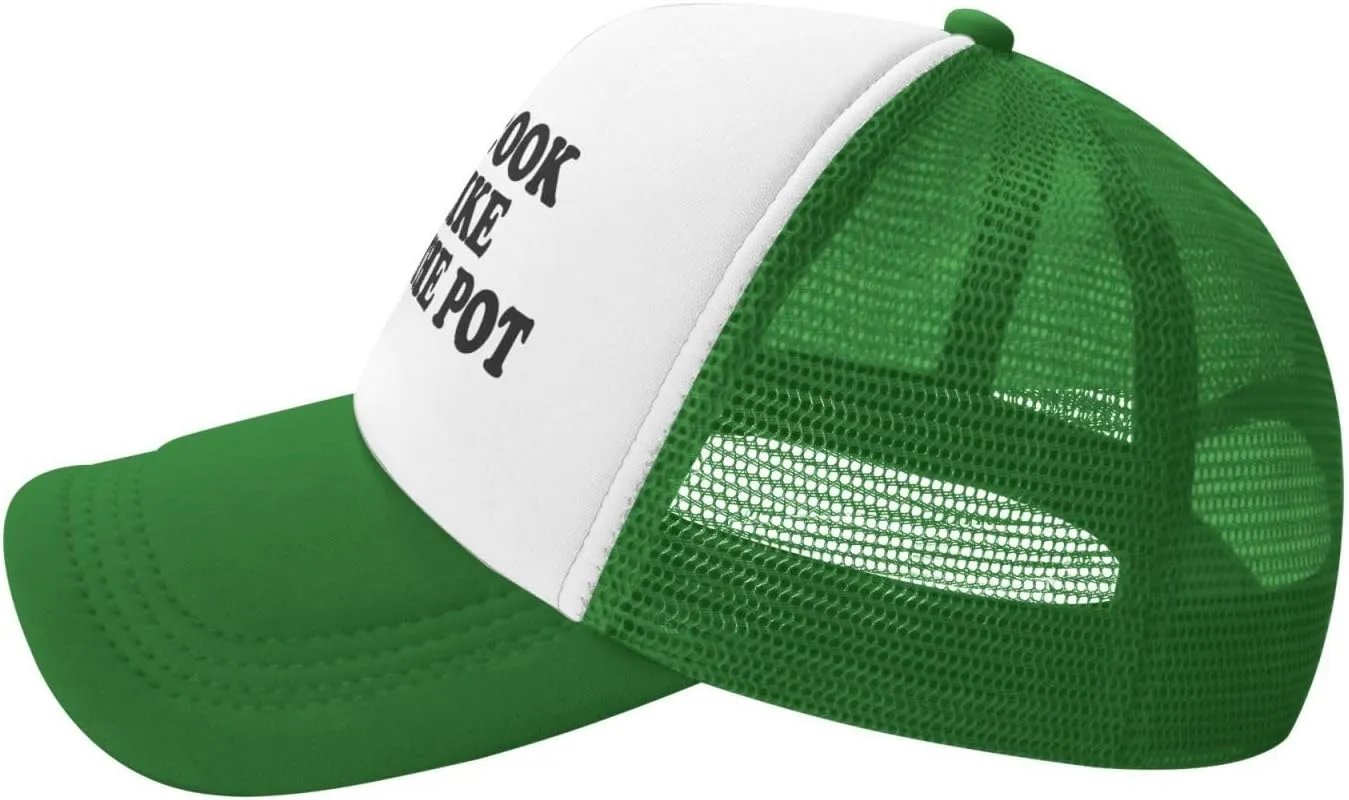I Don't Cook But I Like to Stir The Pot Trucker Hat Funny Hats Men Women Adult Dirty Humor Vintage Baseball Cap