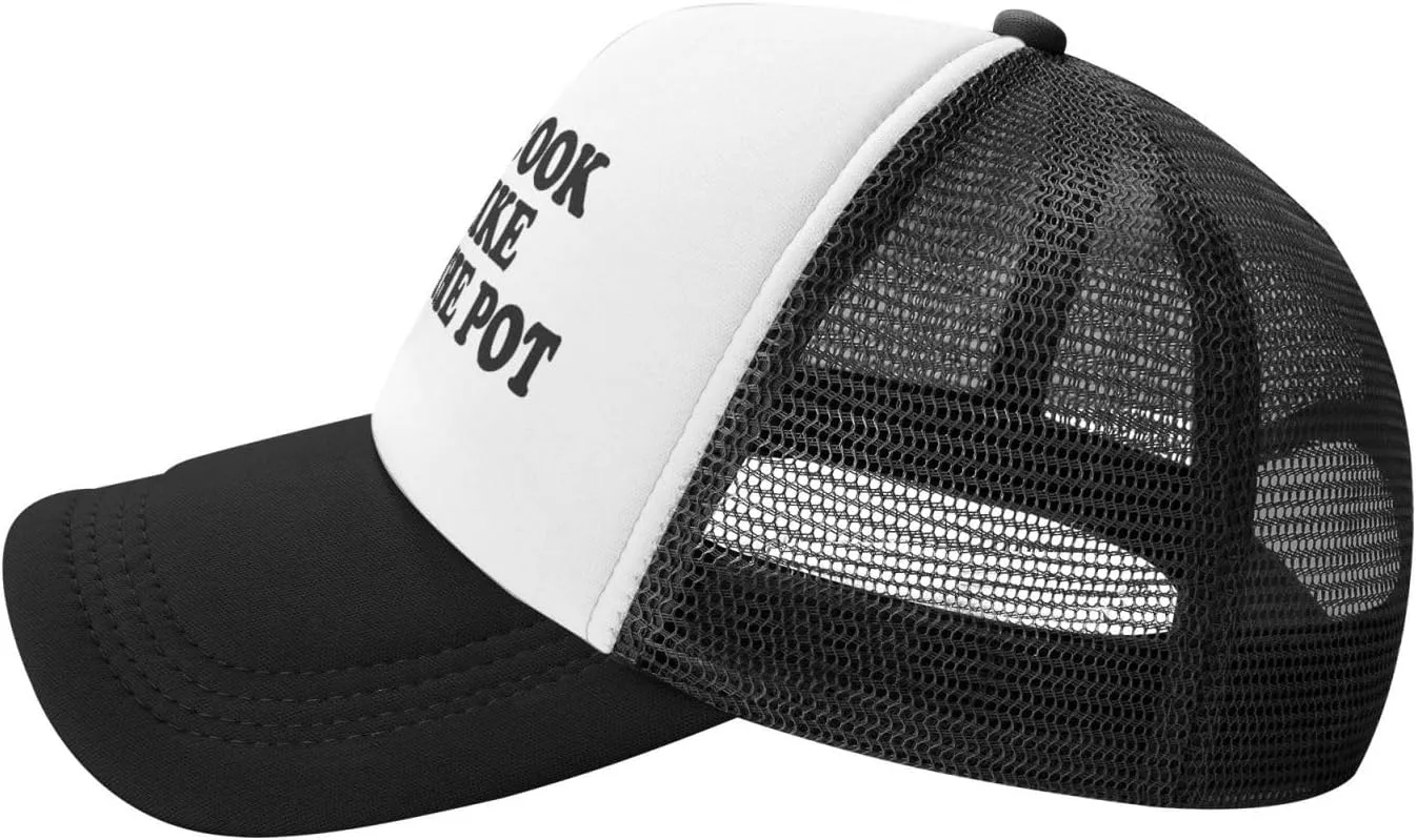 I Don't Cook But I Like to Stir The Pot Trucker Hat Funny Hats Men Women Adult Dirty Humor Vintage Baseball Cap