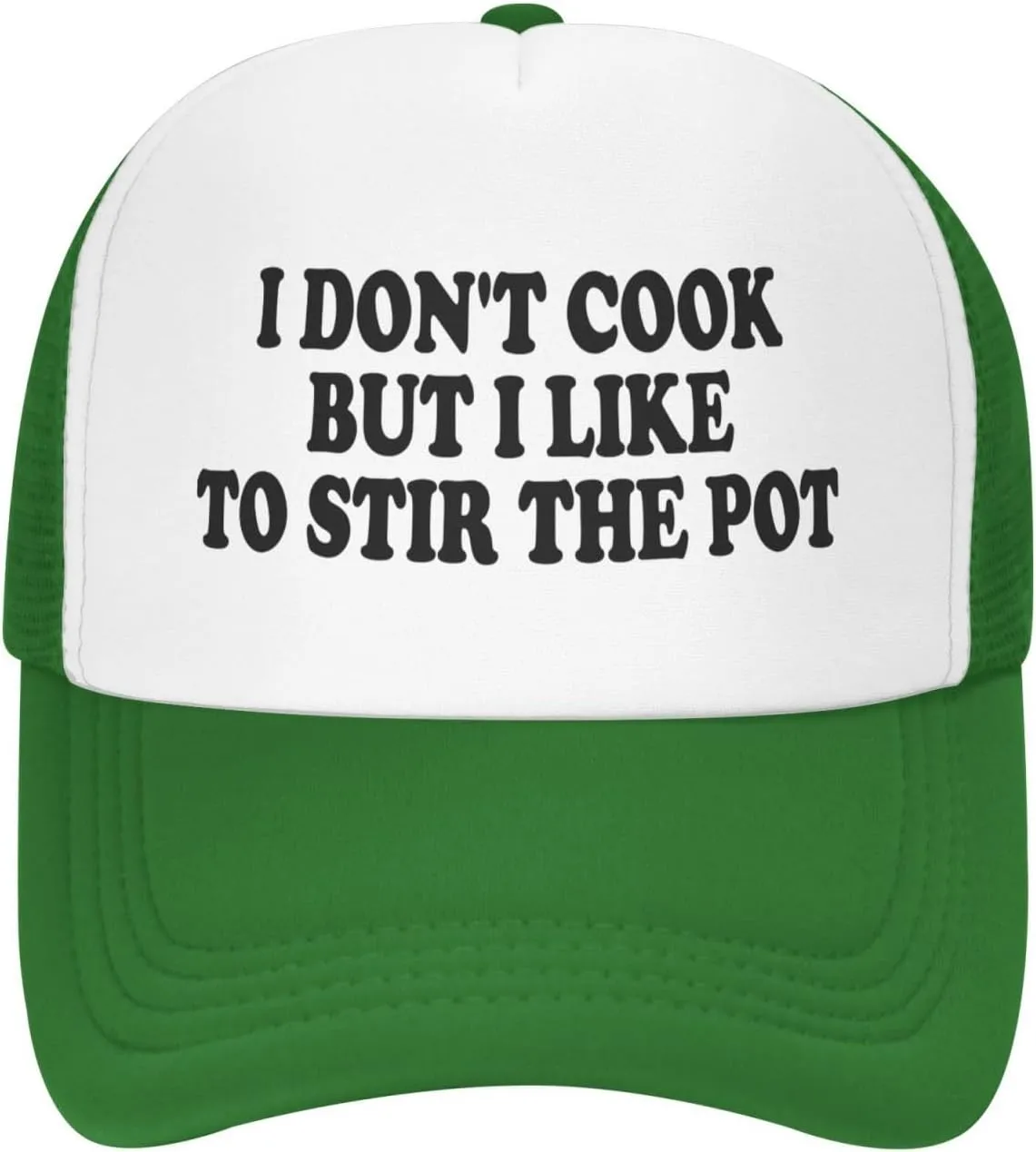 I Don't Cook But I Like to Stir The Pot Trucker Hat Funny Hats Men Women Adult Dirty Humor Vintage Baseball Cap