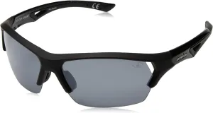 IRONMAN Men's Excursion Sunglasses Wrap, Black, 63 mm