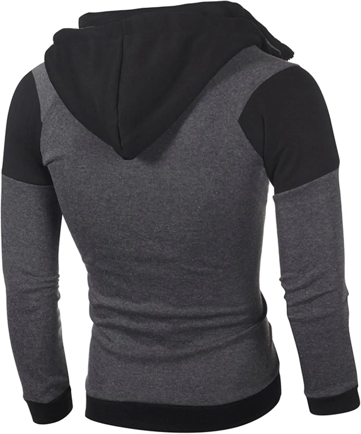 Jackets For Men With Hoodie Long Sleeve Hooded Sweatshirt Sports Outdoor Running Biking With Zip Pockets, S-4XL