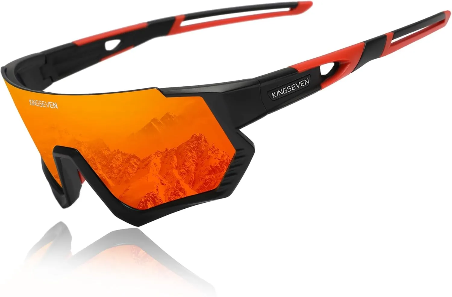 KINGSEVEN Polarized Cycling Sunglasses Men Sports Sunglasses Mtb Bicycle Glasses UV400 Protection LS910