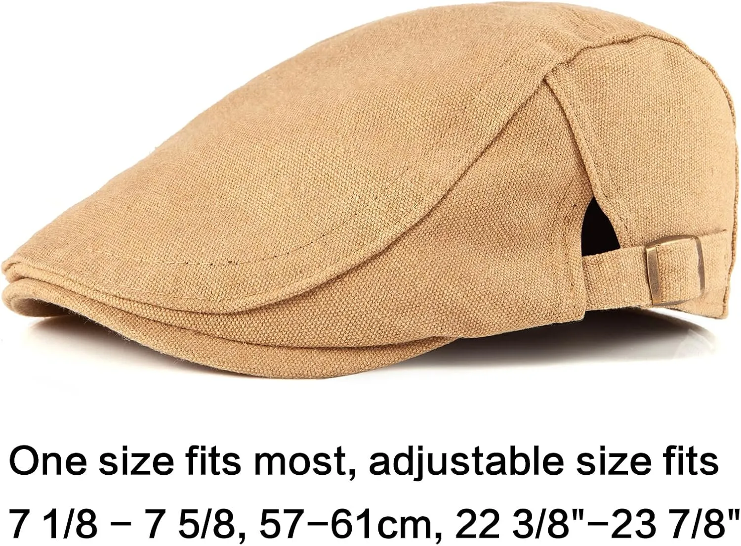 LADYBRO 2 Pack Newsboy Hats for Men Scally Flat Cap for Summer Mesh Solid Adjustable