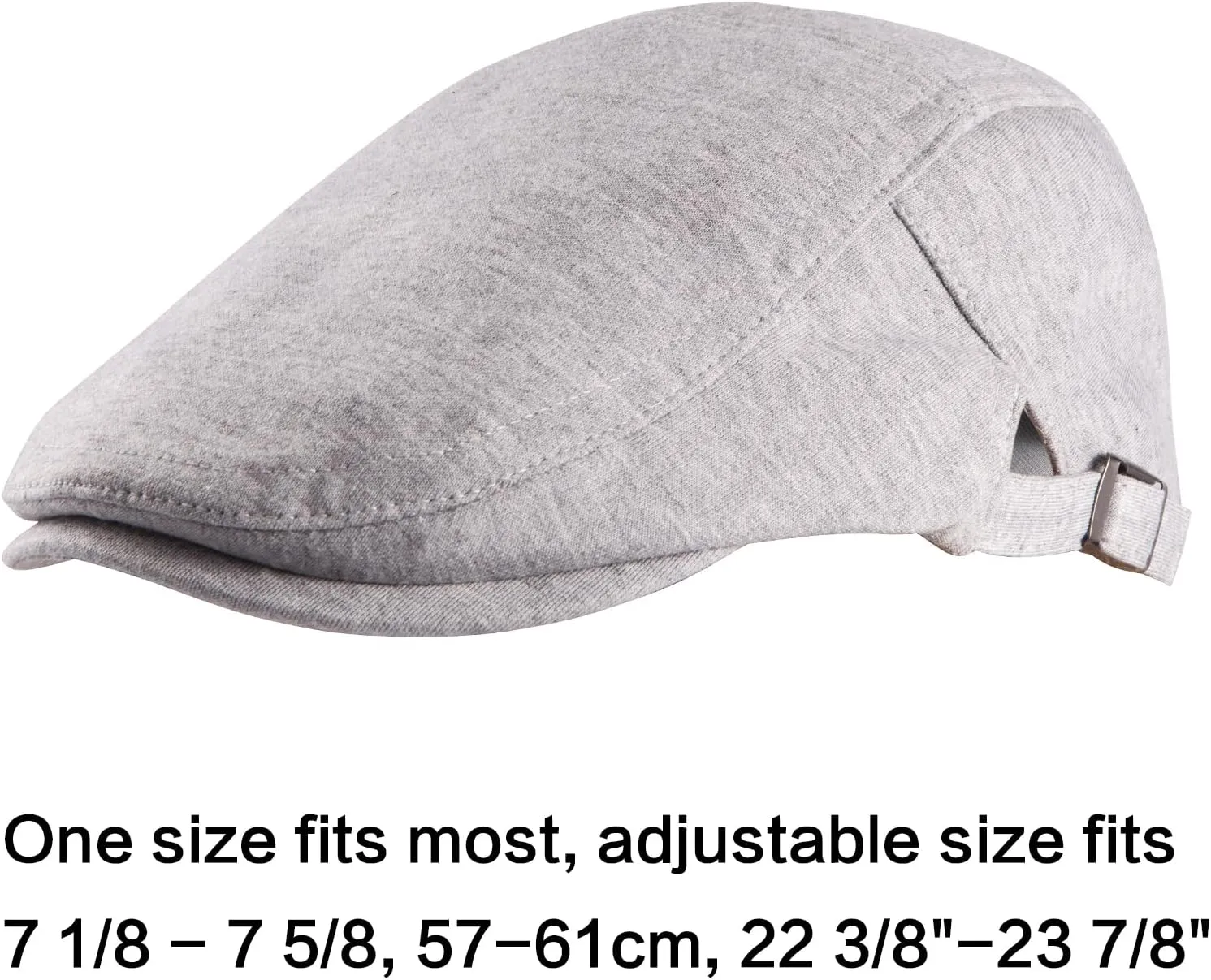 LADYBRO 2 Pack Newsboy Hats for Men Scally Flat Cap for Summer Mesh Solid Adjustable