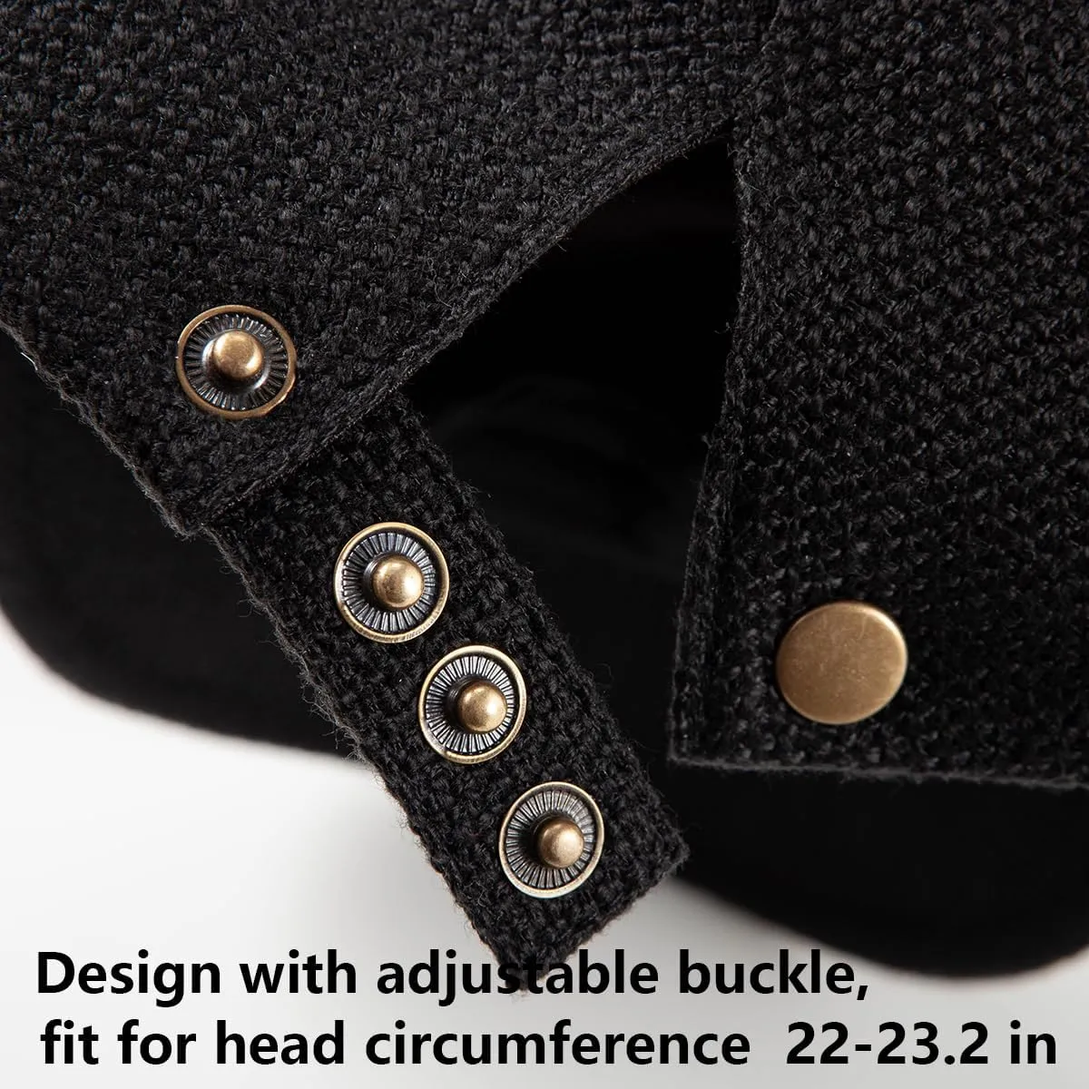LADYBRO 2Pack Unisex Flat Cap Newsboy Hats for Men Women, Summer Casual Adjustable