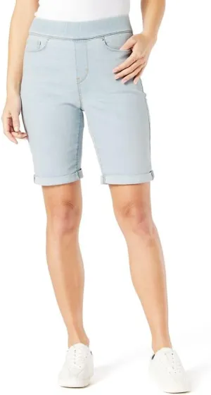 Levi Strauss Signature Gold Women's Totally Shaping Pull on Bermuda Shorts (Available in Plus Size)