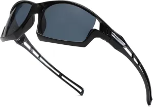 Long Keeper Polarized Sport Sunglasses Women Men Wrap Around Cycling Sunglasses for Running Driving Fishing Hiking Riding