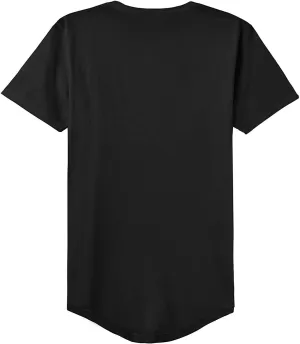 Ma Croix Mens Hipster T Shirts Hip Hop Longline Crewneck Casual Street Basic Big and Tall Tee