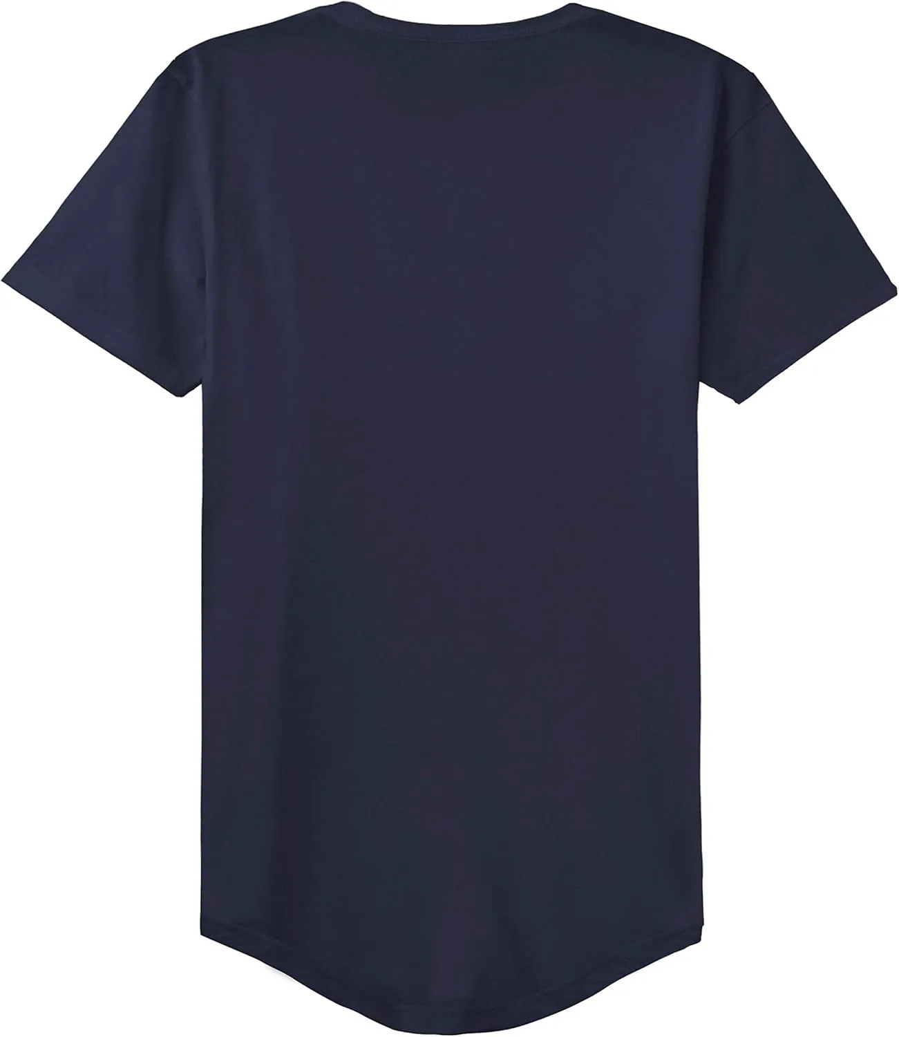 Ma Croix Mens Hipster T Shirts Hip Hop Longline Crewneck Casual Street Basic Big and Tall Tee