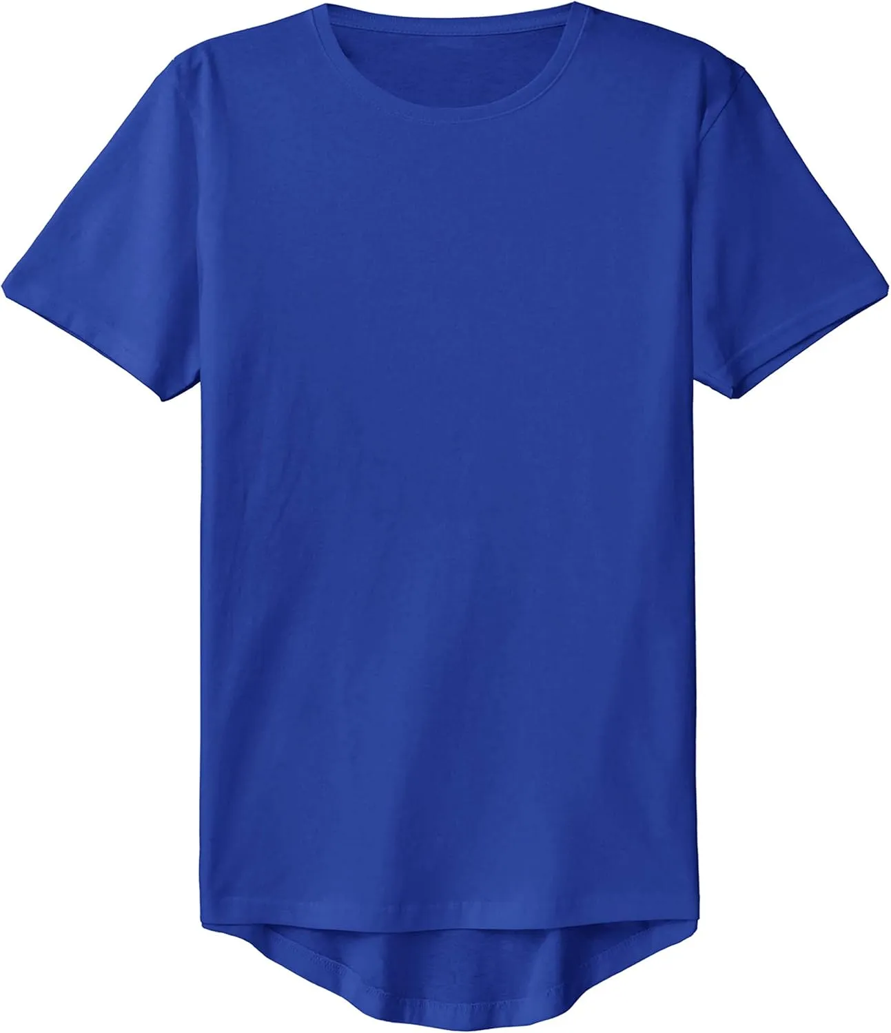 Ma Croix Mens Hipster T Shirts Hip Hop Longline Crewneck Casual Street Basic Big and Tall Tee