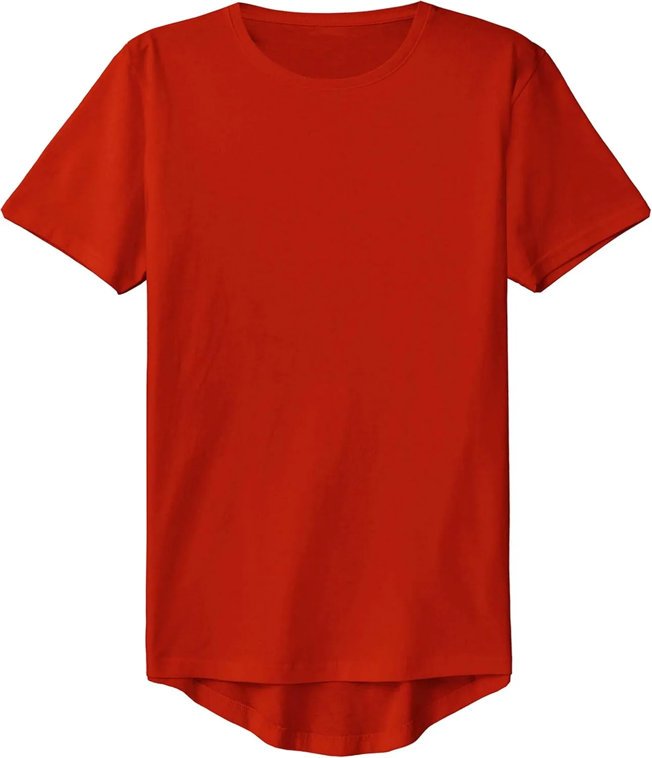 Ma Croix Mens Hipster T Shirts Hip Hop Longline Crewneck Casual Street Basic Big and Tall Tee