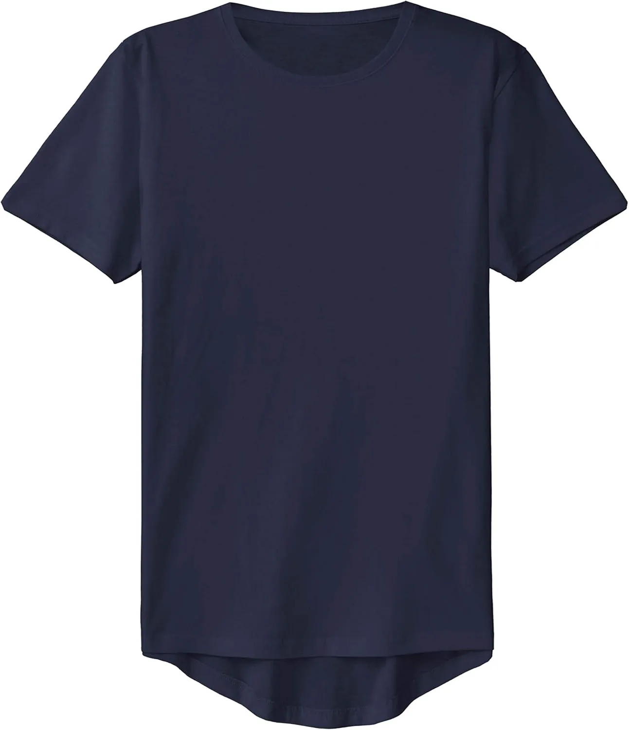 Ma Croix Mens Hipster T Shirts Hip Hop Longline Crewneck Casual Street Basic Big and Tall Tee