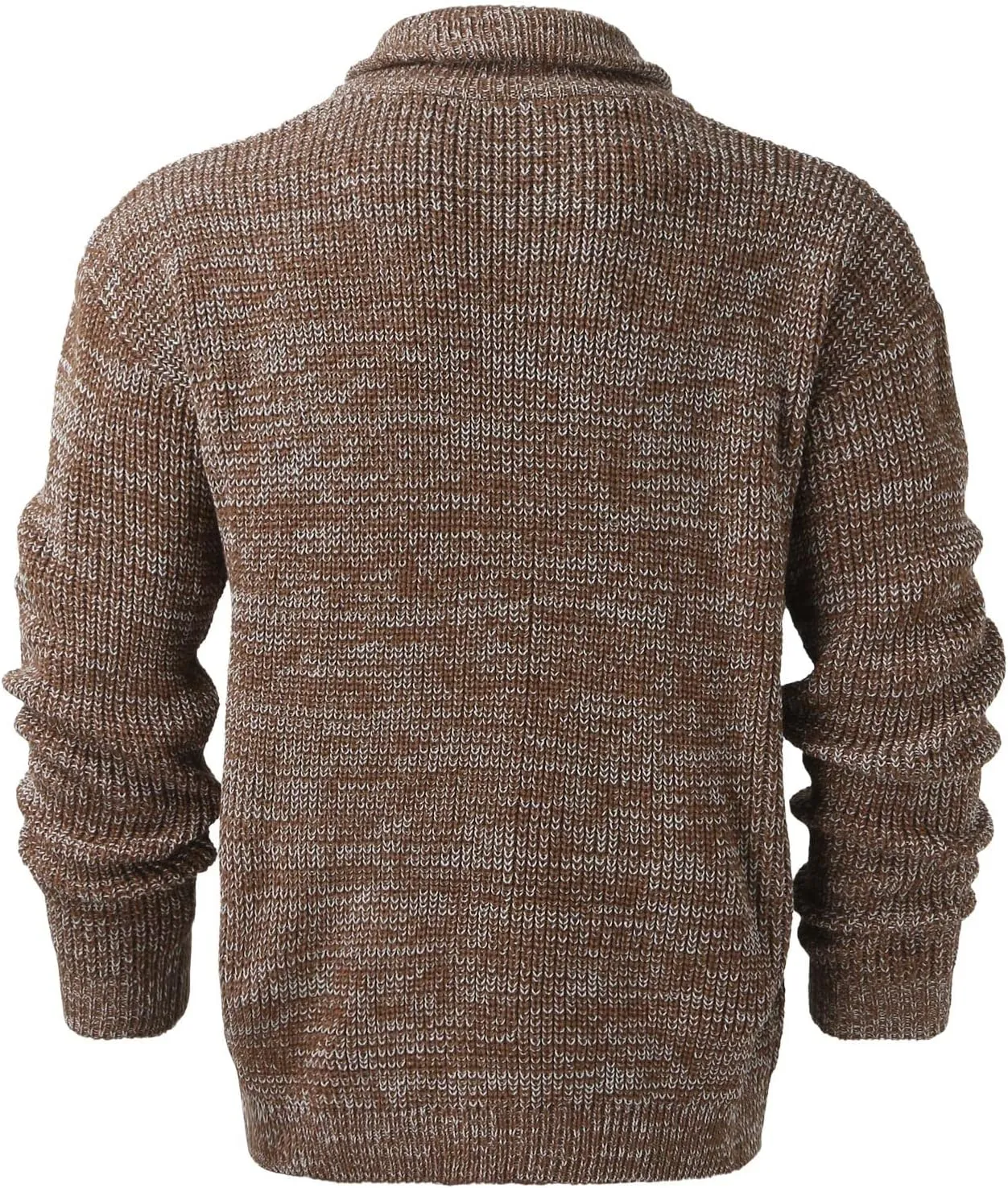 Mens Cable Knit Cardigan Sweater Shawl Collar Knit Blazer Jackets Button Down Fall Winter Faux Wool Chunky Sweaters