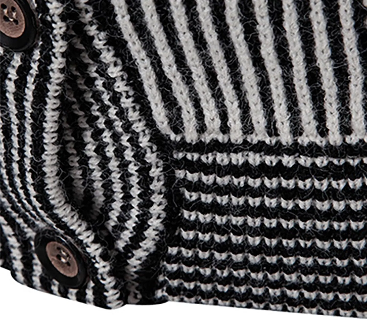 Mens Casual Slim Fit Cardigans Sweaters V-Neck Basic Long Sleeve Button Down Sweater Tops Fall Jacket Outerwear 2024