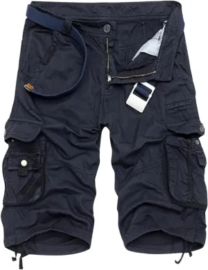 Men's Hiking Work Cargo Shorts Big & Tall Tactical Wild Army Combat Sports Outdoor Athletic Shorts with Multi Pockets