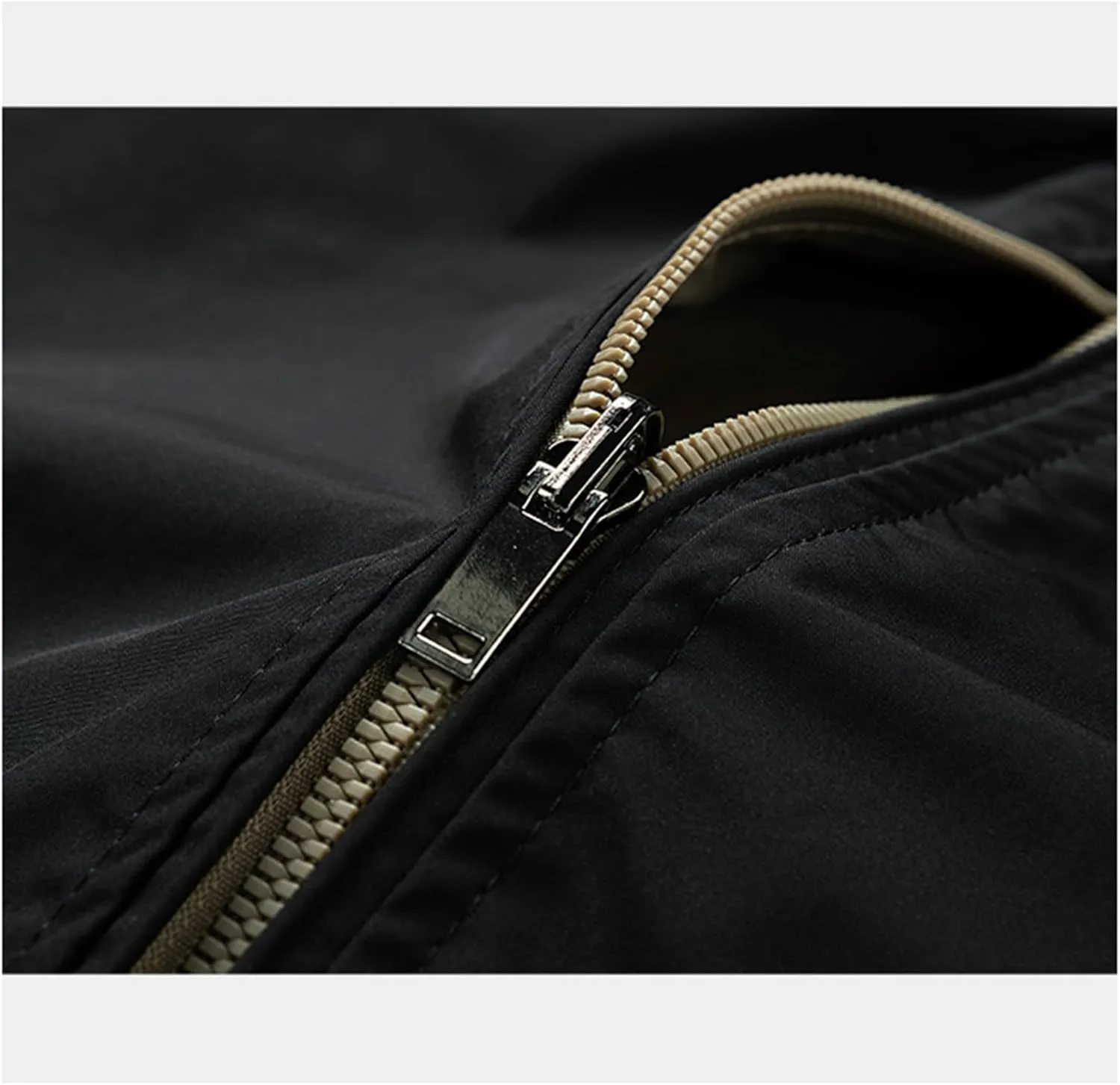 Mens Lightweight Windbreaker Bomber Jacket for Golf, Casual, Work & Outdoor Spring Summer Wear