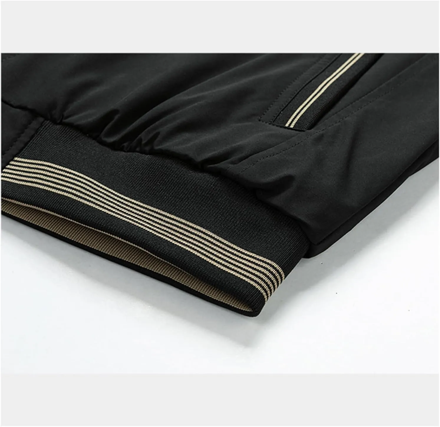 Mens Lightweight Windbreaker Bomber Jacket for Golf, Casual, Work & Outdoor Spring Summer Wear