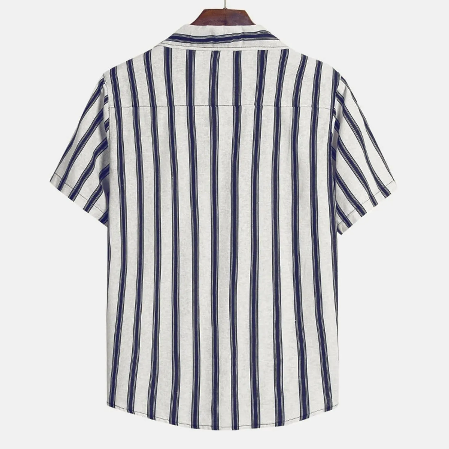 Mens Shirts Short Sleeve Summer Button Down Casual Linen Tropical Holiday Beach Basic Tee Shirt XL Tall T