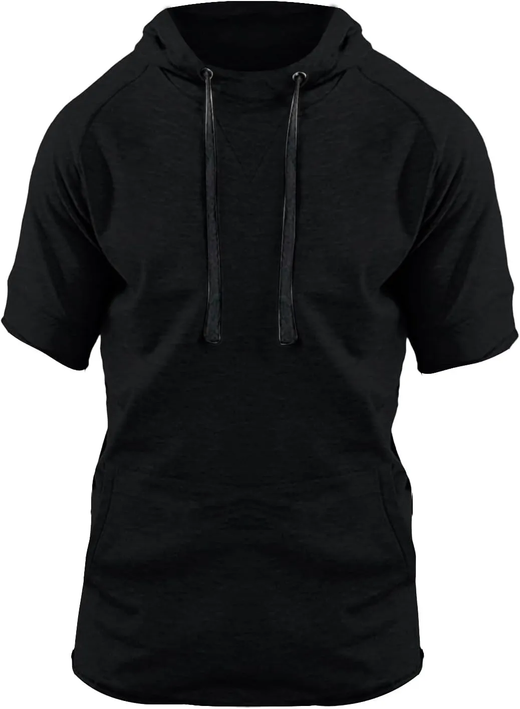 Men's Sleeveless Tank Tops with Hood Workout Gym Muscle Cut Off Shirts Bodybuilding Hoodies Pullover Cotton T Shirt