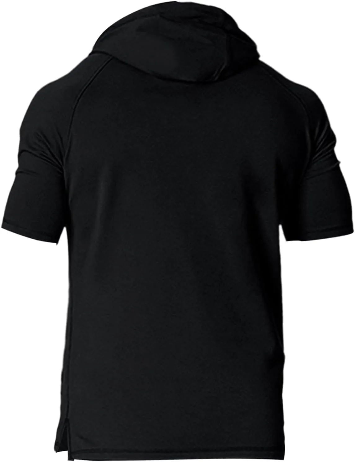 Men's Sleeveless Tank Tops with Hood Workout Gym Muscle Cut Off Shirts Bodybuilding Hoodies Pullover Cotton T Shirt