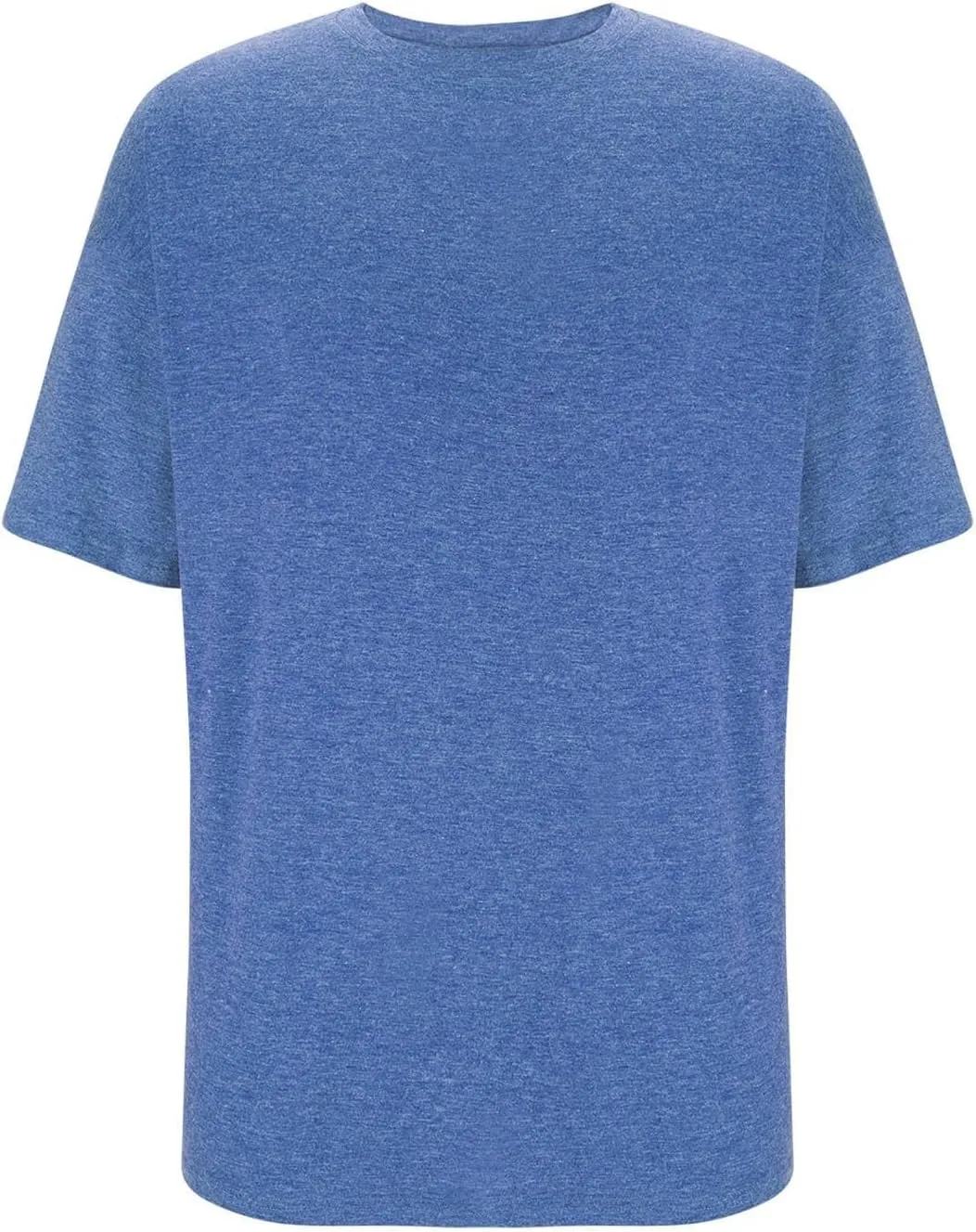 Men's Summer Tops Heavy Weight Crew Neck Short Sleeve Tee Shirt Stylish Stretch Athletic Oversized Solid Pullover Tees